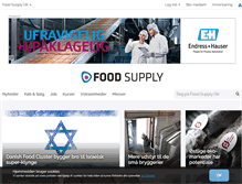 Tablet Screenshot of food-supply.dk